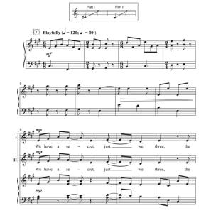 商品为伴奏音频 我们有个秘密 We Have A Secret 合唱  有试听-云音圈