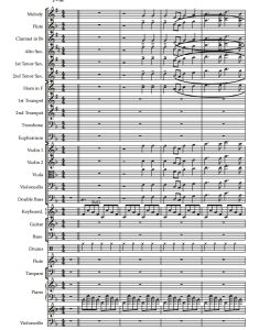 我最喜欢的老师 交响乐总谱+分谱 有试听-云音圈