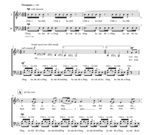 商品为合唱线谱 旁遮普集市 阿卡贝拉 SATB 四声部无伴奏混声合唱 有试听-云音圈