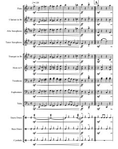 曼哈顿海岸进行曲 The Manhttan Beach March 总谱+分谱  有试听-云音圈