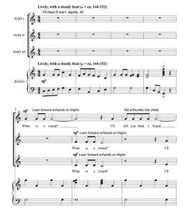 商品为合唱线谱 歌声环绕 Singing A-Round 三声部童声女声合唱SSA+钢琴谱 有试听-云音圈