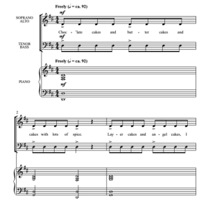 商品为伴奏音频 水果蛋糕 Fruitcake  合唱 有试听-云音圈