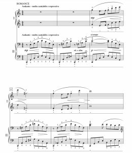 浪漫协奏曲第二乐章 concerto romantique II 四手联弹谱  有试听-云音圈