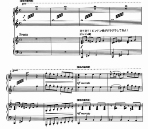 狸猫射箭之伦敦大桥垮下来 四手联弹谱  有试听-云音圈