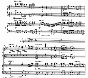 狸猫射箭之鲁邦赋格曲 四手联弹谱  有试听-云音圈