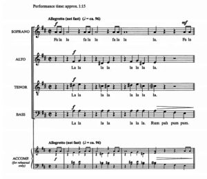 商品为合唱线谱 玩具兵进行曲 放克版 阿卡贝拉 SATB 四声部无伴奏混声合唱  有试听-云音圈