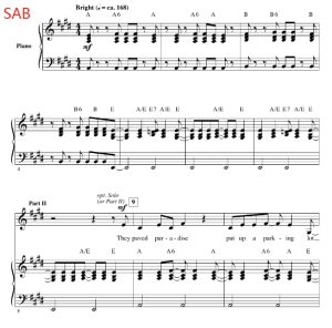 商品为伴奏音频 琼尼.米歇尔 Big Yellow Taxi 爱默生版 流行合唱 有试听-云音圈