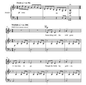 商品为伴奏音频 秋雁秘语 斯版 二声部童声女声合唱+钢琴 有试听-云音圈