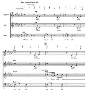 商品为合唱线谱 哈丽特 Stand Up 爱默生版 阿卡贝拉 SATB 四声部无伴奏混声合唱  有试听-云音圈