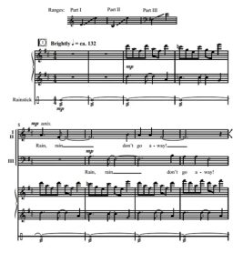 商品为合唱线谱 美丽的雨 How Beautiful Is The Rain SAB 三声部混声合唱 有试听-云音圈