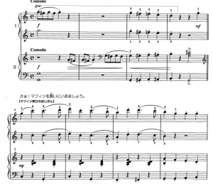 蜜蜂和熊之下午茶吃松饼怎么样 四手联弹谱  有试听-云音圈