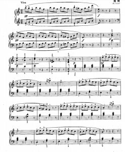 蝴蝶 塔兰泰拉 小高組初赛(一） 钢琴独奏谱  有试听-云音圈