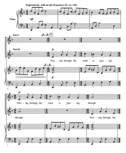 商品为合唱线谱 谁曾见过风 Who Has Seen the Wind 莱特福特版 SA 二声部童声女声合唱 有试听-云音圈