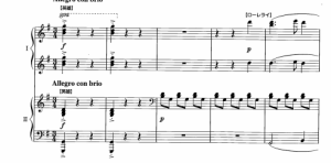 贝多芬出生在波恩 四手联弹谱  有试听-云音圈