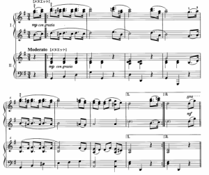 贝多芬出生在波恩之咖啡的香味是梅斯特 四手联弹谱  有试听-云音圈