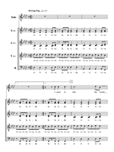 商品为SATB 四声部合唱线谱  酷玩乐队《Viva la Vida》沙伦版 阿卡贝拉 无伴奏混声合唱  有试听-云音圈