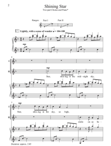 商品为伴奏音频 闪亮的星 Shining Star 合唱 有试听-云音圈