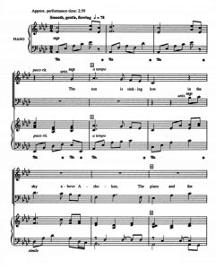 伴奏音频  阿松肯的告别 Ashokan Farewell 斯蒂芬斯版 四声部混声合唱SATB+钢琴谱  有试听-云音圈