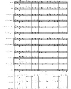 高中军校生 High School Cadets 行进乐队总谱+分谱 有试听-云音圈