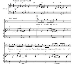 商品为合唱线谱 魔力红 Memories 贝克版 TTBB 四声部男声流行合唱  有试听-云音圈