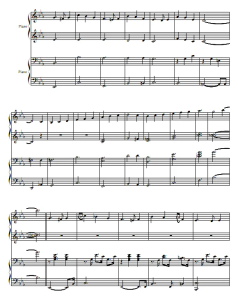 魔术华尔兹 Magic Waltz 四手联弹谱  有试听-云音圈