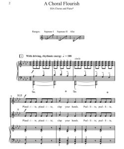 商品为合唱伴奏音频mp3 A Choral Flourish  斯佩伐克版 合唱 有试听-云音圈