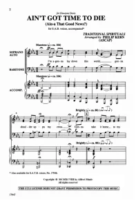 商品为合唱伴奏音频mp3 Ain't Got Time to Die 合唱伴奏音频 有试听-云音圈