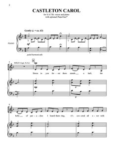 商品为合唱伴奏音频mp3 Castleton Carol 科恩版 合唱伴奏音频  有试听-云音圈