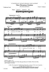 商品为SSA  三声部合唱线谱 Deo Dicamus Gratias 约翰逊版 童声女声合唱谱 有试听-云音圈