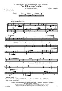 商品为TTB 三声部合唱线谱 Deo Dicamus Gratias 约翰逊版 男声合唱谱 有试听-云音圈