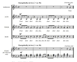 商品为SATB 四声部合唱线谱 Higher and Higher 流行阿卡贝拉 混声无伴奏合唱谱  有试听-云音圈