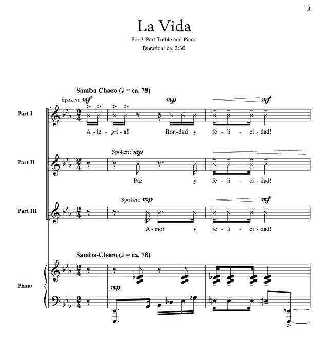商品为合唱伴奏音频mp3 La Vida 洛佩斯版 合唱伴奏音频  有试听