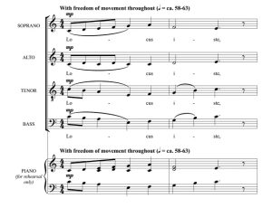 商品为SATB 四声部合唱线谱 Locus Iste 阿卡贝拉  混声无伴奏合唱谱  有试听-云音圈