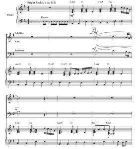 商品为SAB 三声部合唱线谱 Never Gonna Give You Up 爱默生版 混声流行合唱谱 有试听-云音圈