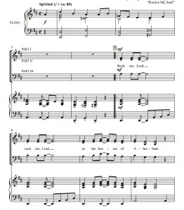 商品为合唱伴奏音频mp3 Rock Me, Lord 贝克版 合唱伴奏音频  有试听-云音圈