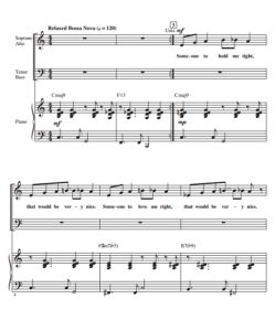 商品为SATB 四声部合唱线谱 So Nice (Summer Samba) 巴萨诺瓦 泽格里版 混声合唱谱 有试听-云音圈