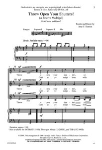 商品为合唱伴奏音频mp3 Throw Open Your Shutters 合唱伴奏音频 有试听-云音圈