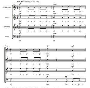 商品为SATB 四声部合唱线谱 Tipitin 阿卡贝拉 混声无伴奏合唱谱 有试听-云音圈