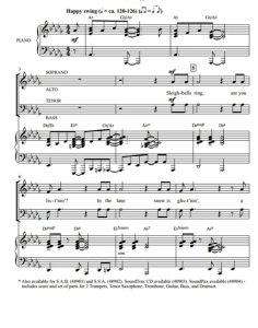 商品为SATB 四声部合唱线谱 冬日仙境 Winter Wonderland 科比肖版 混声合唱谱 有试听-云音圈