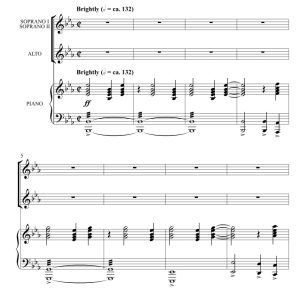 商品为SSA 三声部合唱线谱 刁蛮公主 Another Op'nin', Another Show 童声女声合唱谱 有试听-云音圈