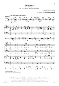 商品为合唱伴奏音频mp3 刚果民歌 香蕉之歌 Banaha 罗宾逊版 合唱伴奏音频 有试听-云音圈