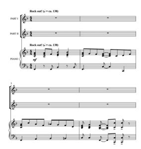 商品为SA 二声部合唱线谱 剪刀石头布 Rock Paper Scissors  童声女声合唱+钢琴谱 有试听-云音圈