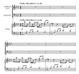 商品为SAB 三声部合唱线谱 剪绒鞋 Velvet Shoes 贝克版 混声合唱谱  有试听-云音圈