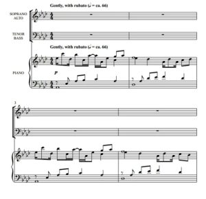 商品为SATB 四声部合唱线谱 剪绒鞋 Velvet Shoes 贝克版 混声合唱谱 有试听-云音圈