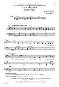 商品为合唱伴奏音频mp3 北极光 Aurora Borealis 贝尔农 合唱伴奏音频 有试听-云音圈