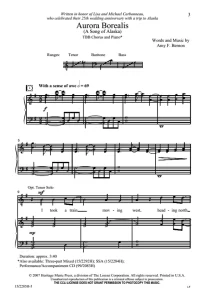 商品为TBB 三声部合唱线谱 北极光 Aurora Borealis  男声合唱谱 有试听-云音圈