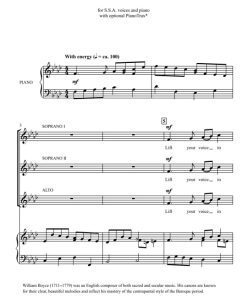 商品为合唱伴奏音频mp3 博伊斯卡农 Boyce Canon 瓦格纳版 合唱伴奏音频 有试听-云音圈