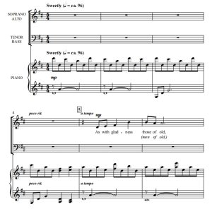 商品为合唱线谱 在圣诞夜 On Christmas Night 格雷版 SATB 四声部混声合唱  有试听-云音圈