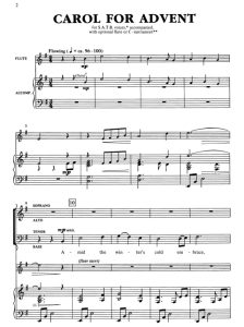 商品为合唱伴奏音频mp3 将临颂歌 Carol for Advent 贝西格版 合唱伴奏音频 有试听-云音圈