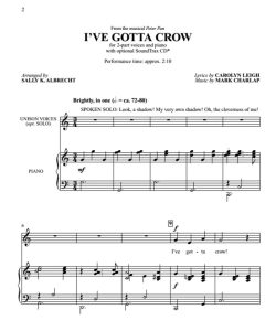 商品为合唱伴奏音频mp3 彼得潘 I've Gotta Crow 阿尔布雷克特 合唱伴奏音频 有试听-云音圈